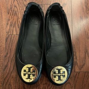 Black Tory Burch Flats - Size 8